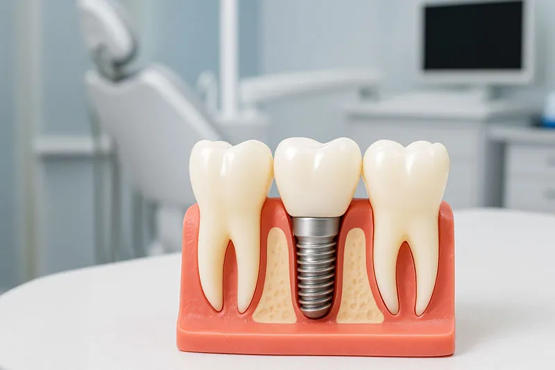 2025 05 IMP1 dental implant on a table